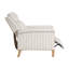 Fauteuil inclinable en bois massif 1 pièce