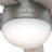 46" Anslee 5 - Blade LED Flush Mount Ceiling Fan with Pull Chain and Light Kit Included-17799250