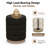 Stylish Linen Cylinder Storage Ottoman-1121326581