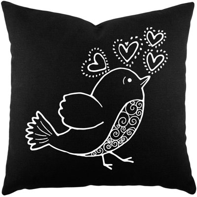 Cotton Reversible Throw Pillow