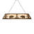 Rustic Lodge 9 - Light Antique Copper Pool Table Lights Pendant