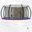 Trampoline de cour arrière ronde de 14 pi avec enceinte sécuritaire-103145905