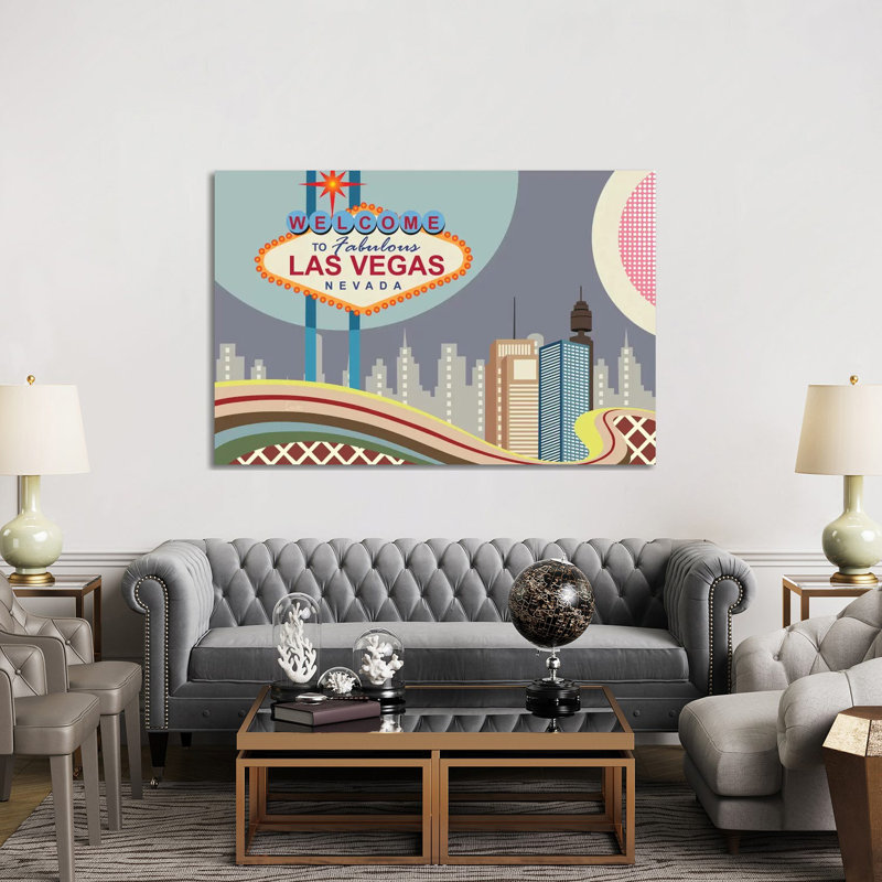 Las Vegas Strip - Wrapped Canvas Print, 152.5 cm H x 101.5 cm W