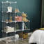 96cm H x 96cm W Metal Bookcase-1538484409
