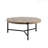 Karelle Round Coffee Table with Metal Legs-1349890047-1349890040