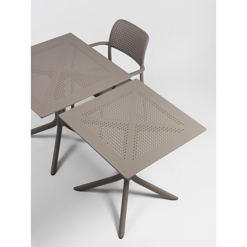 Bora Outdoor Dining Armchair, Dove Gray