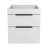 Capri Modern Double Drawer Low Profile Nightstand-1915568809