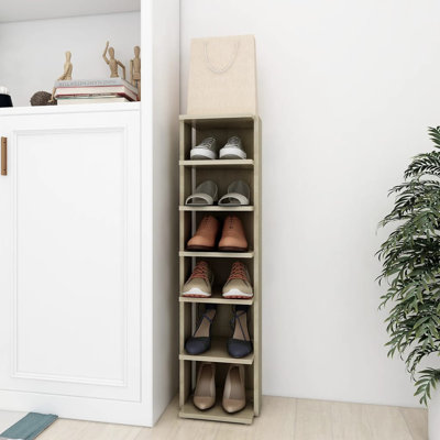 6 Pair Flip Down Shoe Storage