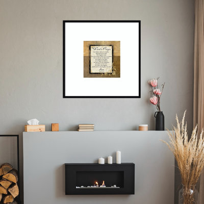 «The Lords Prayer» par Jennifer Pugh, impression sur bois encadrée