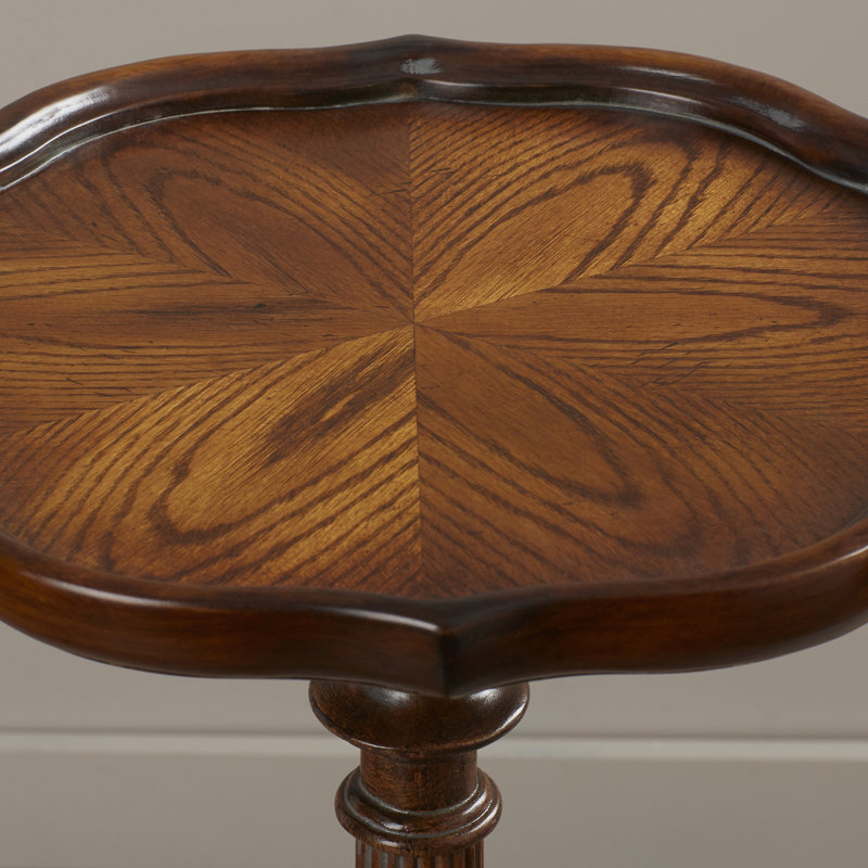 Crinole Plant Stand, Vintage Oak