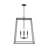 Clint 4 - Light Dimmable Lantern Geometric Chandelier