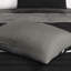 Édredon en faux suède 7 pièces très grand noir, style transitionnel, rembourrage, 3 coussins décoratifs, facile d'entretien-124523630-124523633