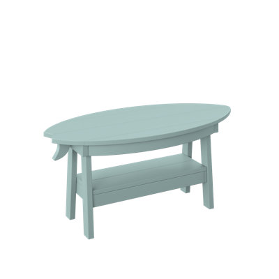  Table basse Surfboard. Sauge
