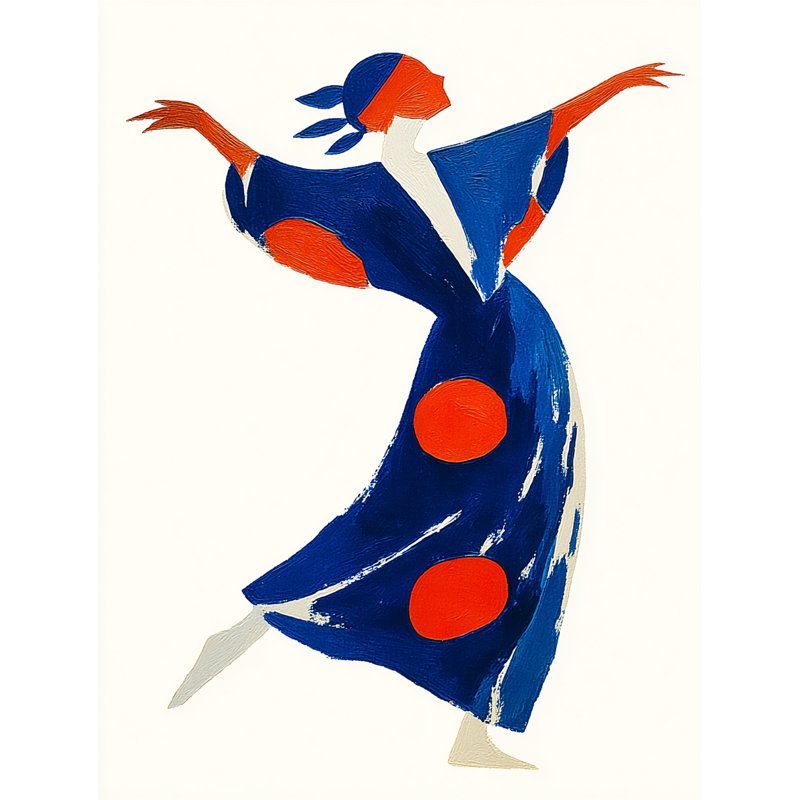 «Midnight Dance», art mural sur toile tendue, H 24 po x l 16 po x P 1,5 po