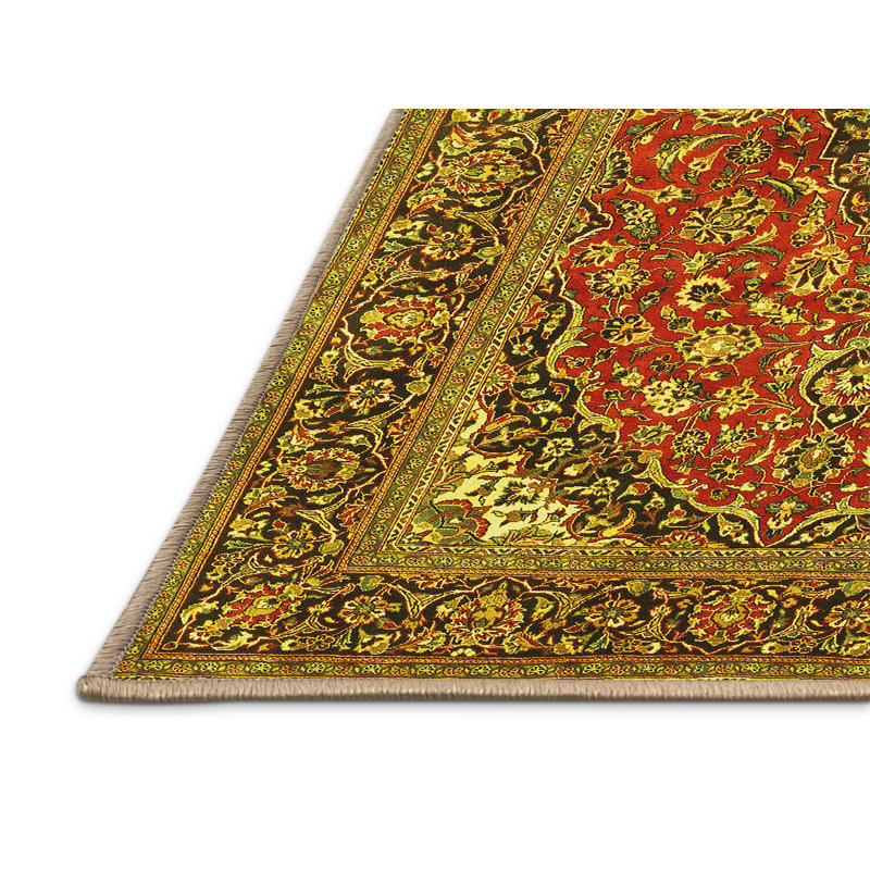 Anavae Washable Oriental Indoor Rug, Rectangle 5' x 8'
