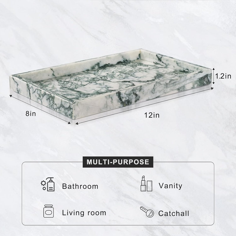 Bathroom Tray for Countertop & Home Decor