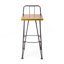 Tabouret en bois et métal DENALI INDUSTIAL