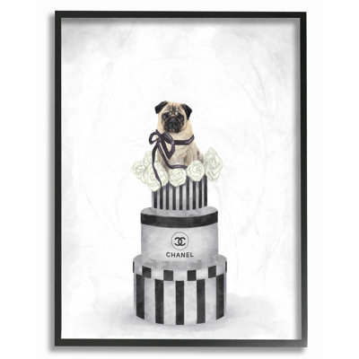 «Fashion Box Stack Pet Dog Grey», impression