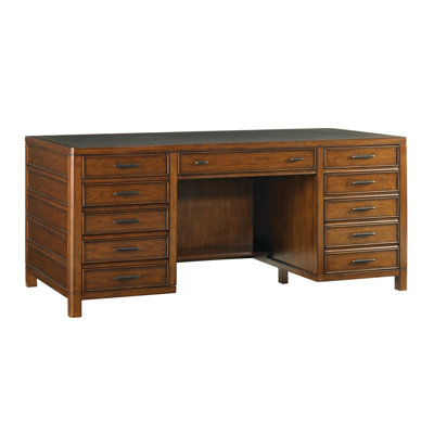 Longboat Key Leather Executive Desk
