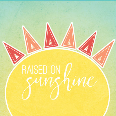 Raised On Sunshine - Wrapped Canvas Print