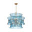 Lustre en laiton vieilli 28 po Abigail