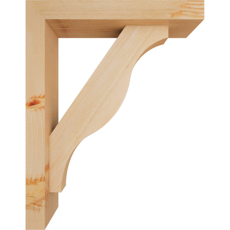 Support Funston Block avec support décalé, 18 x 14, Sapin Douglas de l 3 1/2 (lisse)