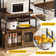 Emeri 47.2'' Metal Baker's Rack with Microwave Compatibility