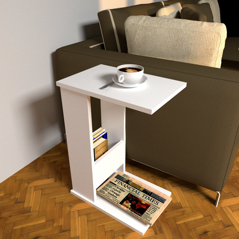 Jaydie Pedestal Coffee Table with Storage