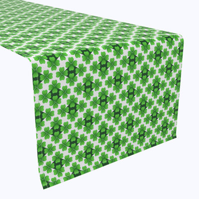 Latimer Celtic Shield of Clovers Table Runner