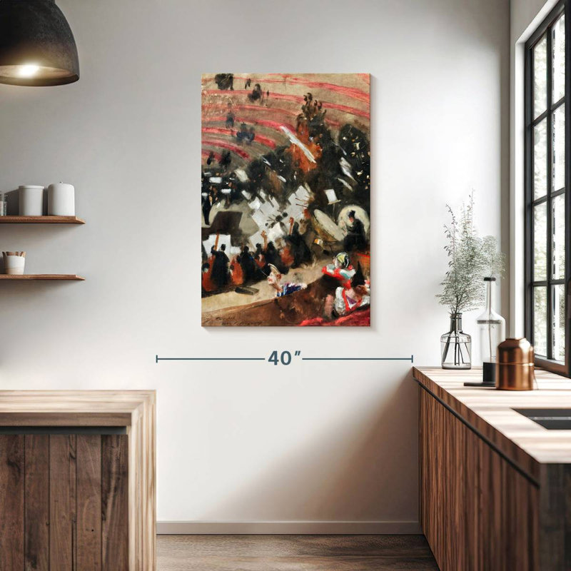 Abarca Pas de Loup Orchestra At The Cirque d'Hiver, 39" H x 26" W