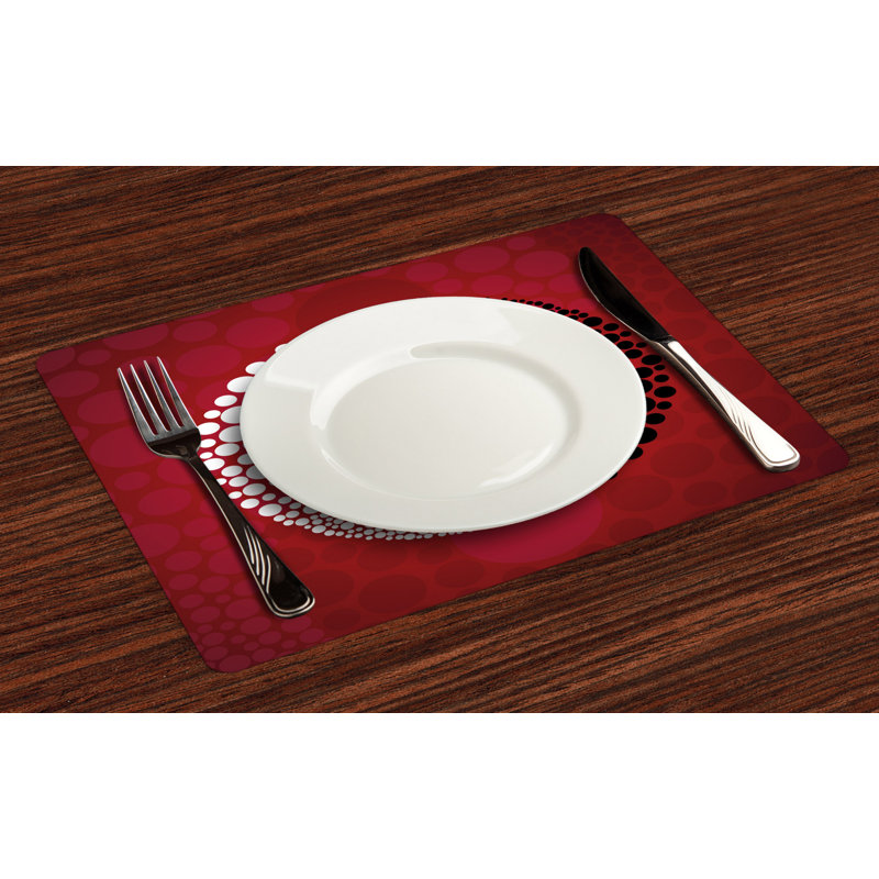 Polyester Abstract Rectangle Placemat