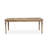 Brown Rectangular Solid Wood Dining Table-364340497