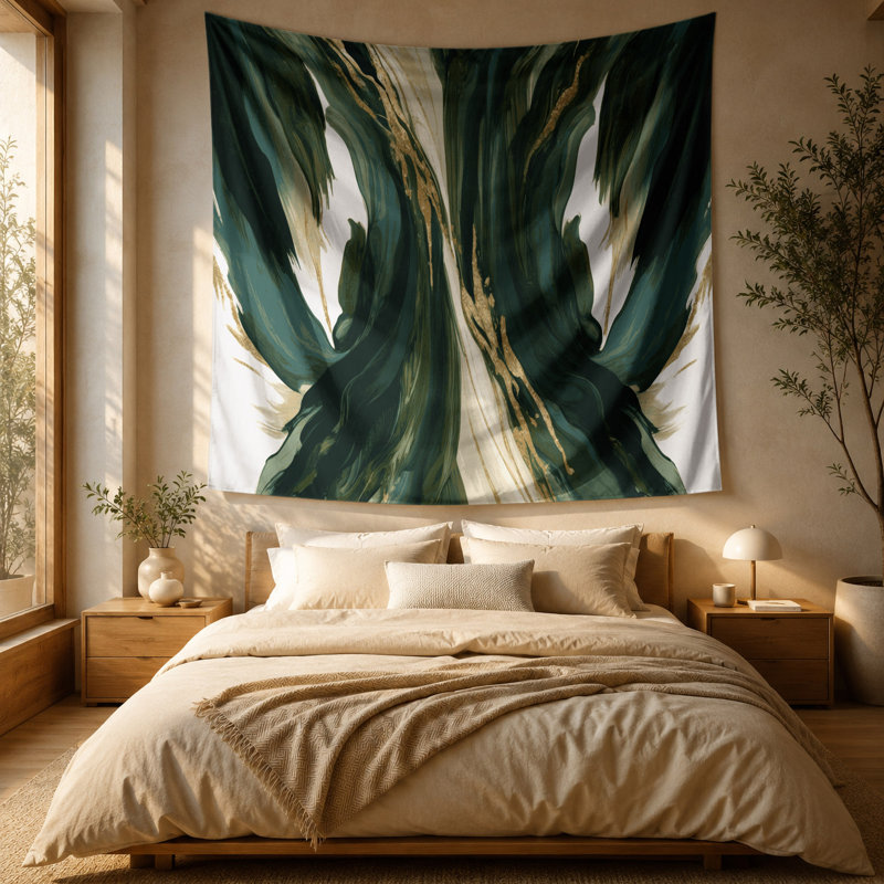 Tapisserie murale «Lyrical Abstraction 91», 51 po x 60 po
