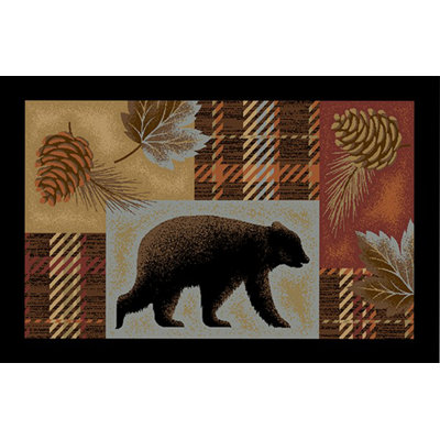 Garstang Floral Synthetic Non-Skid Kitchen Mat