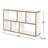 Stetson 59" W Bookcase -1871184831