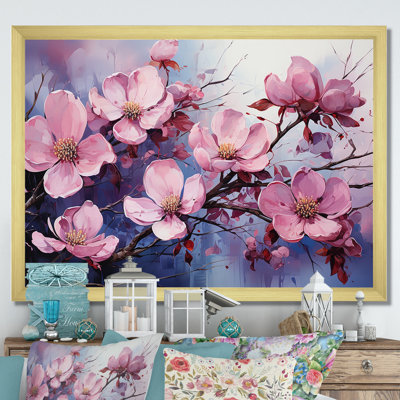 " Dogwood Blossoms In Amethyst Hues "