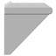 Annakate Stainless Steel Bracket Shelf-353560116