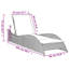  Chaise longue en rotin PE gris 23,6 po x 80,7 po x 28,7 po-388776876-388776866