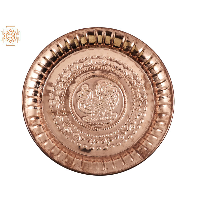 Handmade Copper Decorative Plate 1
