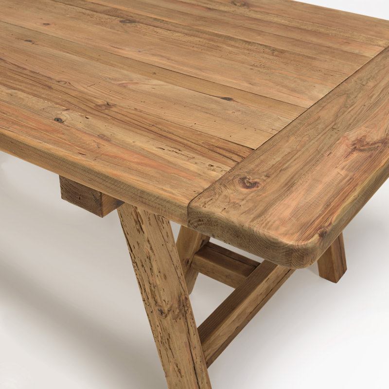 Libourne Pine Solid Wood Dining Table