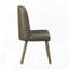 Ensemble de chaises d'appoint avec dossier haut sans accoudoirs pour un profil minimaliste élégant