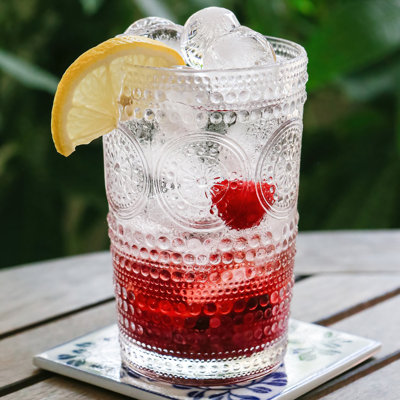 6 pièces 13 oz. Ensemble de verres en verre