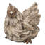 Statue de poule accroupie Driftwood
