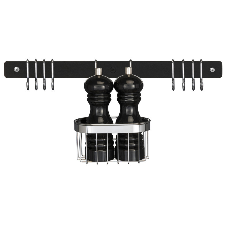 Metal Utensil Crock, Black
