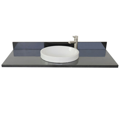 Plateau de meuble-lavabo simple 49 po avec lavabo