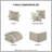 Lacey Taupe Lace Trim 7-Piece Queen Comforter Set with Throw Pillows-1212910213-1212910216
