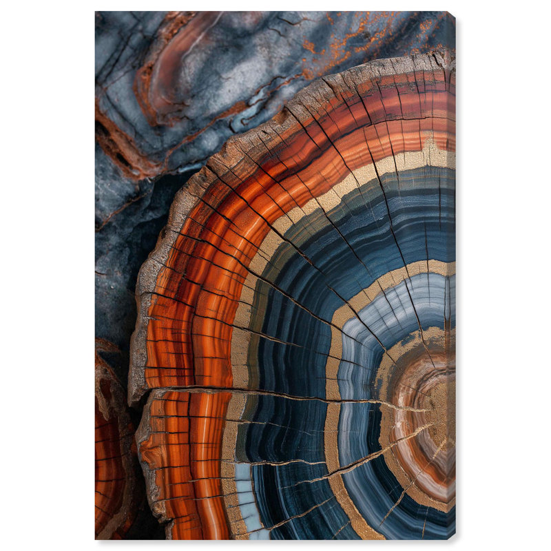 "Earth's Core IV", reproduction d'art sur toile par Art Remedy, galerie tendue, 36 x 54, H 54 po x l 36 po