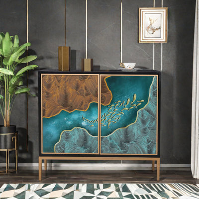 Italian Light Luxury Accent Cabinet Accent Cabinet