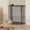 Barrière haute en métal pour animaux