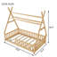 Lit simple sur pied en pin naturel pour enfants-74264988-74264991